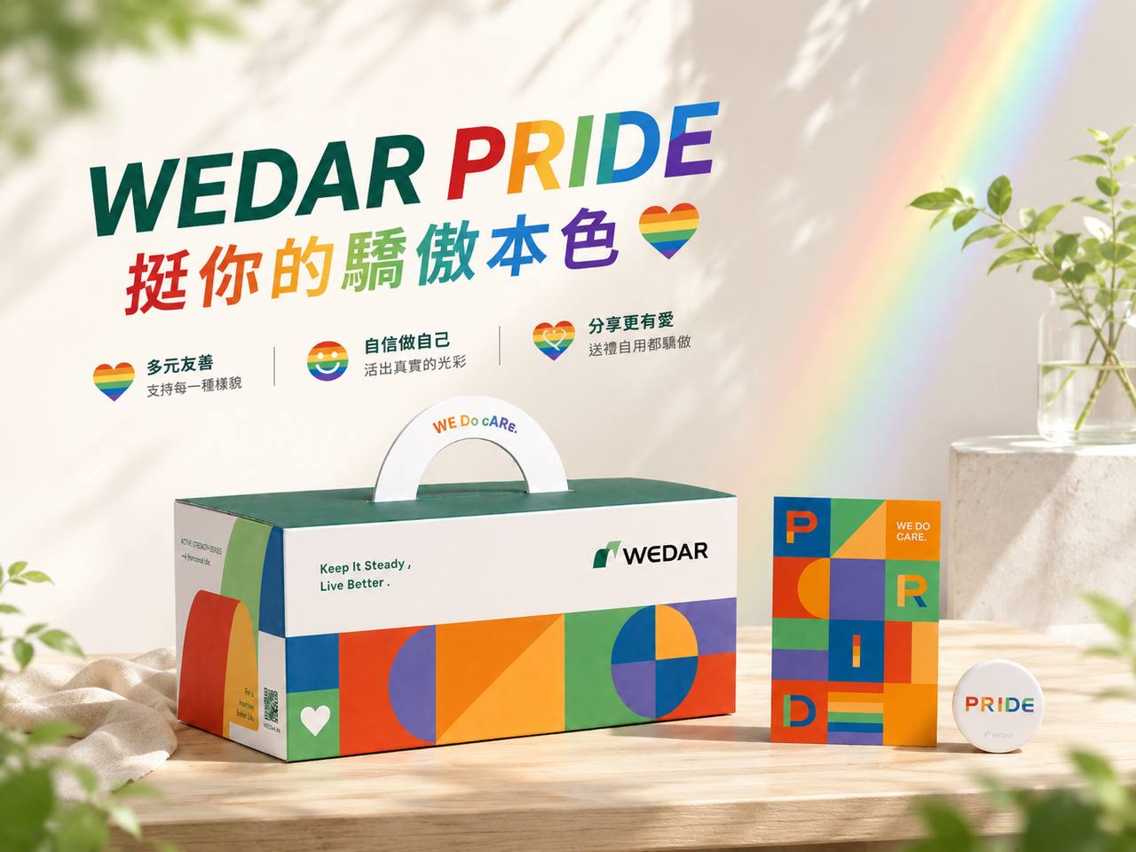WEDAR PRIDE 主視覺